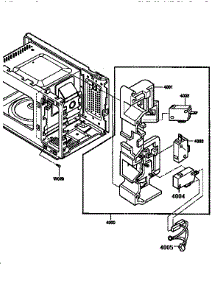 Latch Board parts for Kenmore Microwave 721.8954190 (7218954190, 721 8954190) from AppliancePartsPros.com
