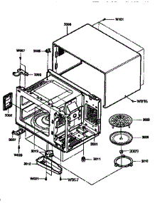 Oven Cavity parts for Kenmore Microwave 721.8954190 (7218954190, 721 8954190) from AppliancePartsPros.com