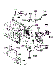 Oven Interior parts for Kenmore Microwave 721.89542590 (72189542590, 721 89542590) from AppliancePartsPros.com