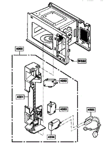 Latch Board parts for Kenmore Microwave 721.89650590 (72189650590, 721 89650590) from AppliancePartsPros.com