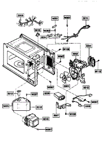 Oven Interior parts for Kenmore Microwave 721.89652590 (72189652590, 721 89652590) from AppliancePartsPros.com