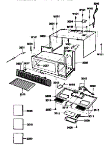 Oven Cavity parts for Kenmore Microwave 721.89940490 (72189940490, 721 89940490) from AppliancePartsPros.com