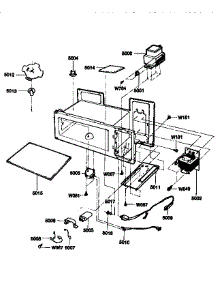 Interior parts for Kenmore Microwave 721.89940490 (72189940490, 721 89940490) from AppliancePartsPros.com