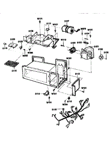 Interior parts for Kenmore Microwave 721.89940490 (72189940490, 721 89940490) from AppliancePartsPros.com