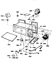 Interior parts for Kenmore Microwave 721.89941490 (72189941490, 721 89941490) from AppliancePartsPros.com