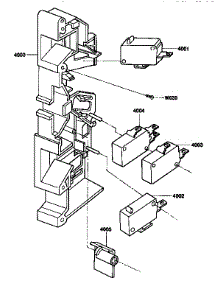 Latch Board parts for Kenmore Microwave 721.89941490 (72189941490, 721 89941490) from AppliancePartsPros.com