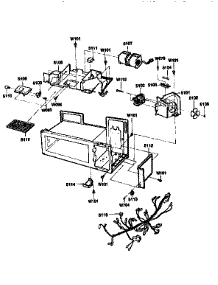 Interior parts for Kenmore Microwave 721.89941490 (72189941490, 721 89941490) from AppliancePartsPros.com
