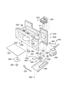 Interior Parts I parts for Kenmore Microwave 721.89942490 (72189942490, 721 89942490) from AppliancePartsPros.com