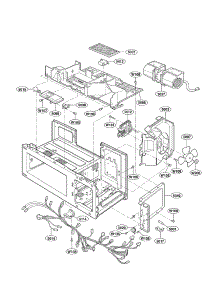 Interior Parts Ii parts for Kenmore Microwave 721.89942490 (72189942490, 721 89942490) from AppliancePartsPros.com