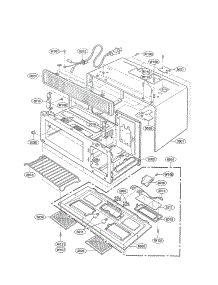 Oven Cavity Parts parts for Kenmore Microwave 721.89942490 (72189942490, 721 89942490) from AppliancePartsPros.com