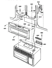 Installation parts for Kenmore Microwave 721.89951590 (72189951590, 721 89951590) from AppliancePartsPros.com