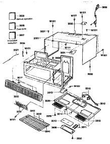 Oven Cavity parts for Kenmore Microwave 721.89951590 (72189951590, 721 89951590) from AppliancePartsPros.com