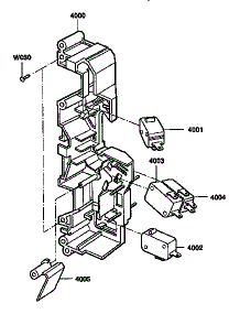 Latch Board parts for Kenmore Microwave 721.89952590 (72189952590, 721 89952590) from AppliancePartsPros.com