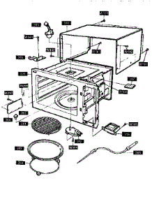 Oven Cavity parts for Kenmore Microwave 721.89972590 (72189972590, 721 89972590) from AppliancePartsPros.com