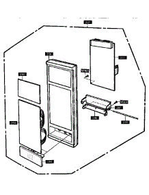 Control Panel parts for Kenmore Microwave 721.89972590 (72189972590, 721 89972590) from AppliancePartsPros.com