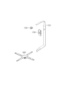Water Guide Parts parts for Kenmore Dishwasher 722.14673710 (72214673710, 722 14673710) from AppliancePartsPros.com