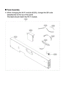 Panel Parts parts for Kenmore Dishwasher 722.14673710 (72214673710, 722 14673710) from AppliancePartsPros.com