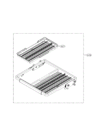 Cutlery Parts parts for Kenmore Dishwasher 722.14677710 (72214677710, 722 14677710) from AppliancePartsPros.com