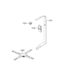 Water Guide Parts parts for Kenmore Dishwasher 722.14677710 (72214677710, 722 14677710) from AppliancePartsPros.com