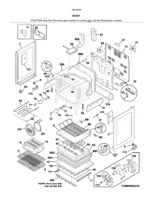 Body parts for Kenmore Range 790.95059315 (79095059315, 790 95059315) from AppliancePartsPros.com