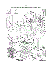 Body parts for Kenmore Range 790.95073311 (79095073311, 790 95073311) from AppliancePartsPros.com