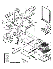 Body parts for Kenmore Range 790.95711890 (79095711890, 790 95711890) from AppliancePartsPros.com