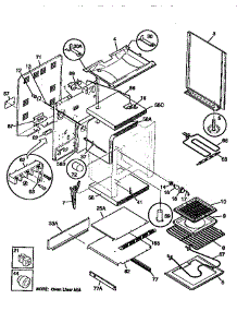 Body parts for Kenmore Range 790.95715890 (79095715890, 790 95715890) from AppliancePartsPros.com