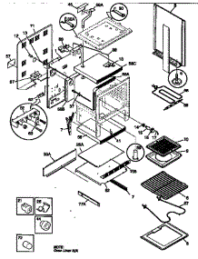 Body parts for Kenmore Range 790.95745890 (79095745890, 790 95745890) from AppliancePartsPros.com