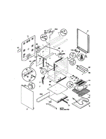 Body parts for Kenmore Range 790.95768000 (79095768000, 790 95768000) from AppliancePartsPros.com