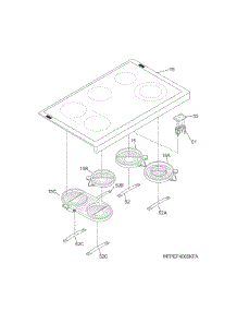 Main Top parts for Kenmore Range 790.97153510 (79097153510, 790 97153510) from AppliancePartsPros.com