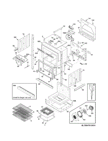Lower Oven parts for Kenmore Wall Oven 790.47913605 (79047913605, 790 47913605) from AppliancePartsPros.com