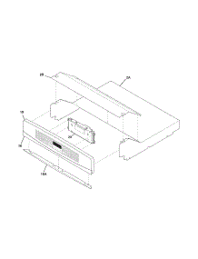 Control Panel parts for Kenmore Wall Oven 790.48022800 (79048022800, 790 48022800) from AppliancePartsPros.com