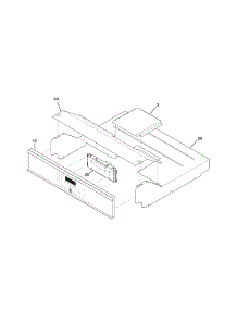 Control Panel parts for Kenmore Wall Oven 790.48083001 (79048083001, 790 48083001) from AppliancePartsPros.com