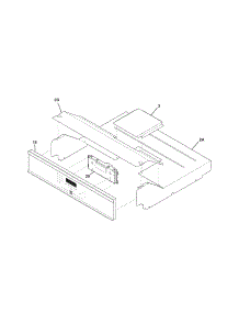 Control Panel parts for Kenmore Wall Oven 790.48089000 (79048089000, 790 48089000) from AppliancePartsPros.com