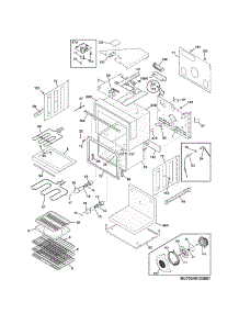 Upper Oven parts for Kenmore Wall Oven 790.48122801 (79048122801, 790 48122801) from AppliancePartsPros.com