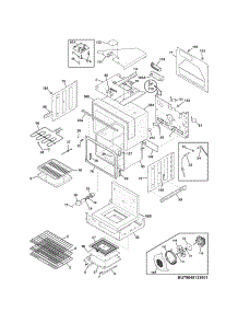 Upper Oven parts for Kenmore Wall Oven 790.48133801 (79048133801, 790 48133801) from AppliancePartsPros.com
