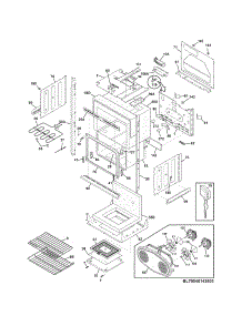 Lower Oven parts for Kenmore Wall Oven 790.48143800 (79048143800, 790 48143800) from AppliancePartsPros.com