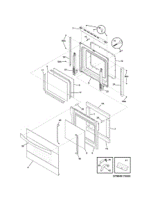 Doors parts for Kenmore Wall Oven 790.48173000 (79048173000, 790 48173000) from AppliancePartsPros.com