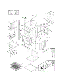 Lower Oven parts for Kenmore Wall Oven 790.48179001 (79048179001, 790 48179001) from AppliancePartsPros.com