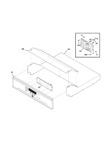 Cover parts for Kenmore Wall Oven 790.48182000 (79048182000, 790 48182000) from AppliancePartsPros.com