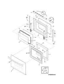 Lower Oven parts for Kenmore Wall Oven 790.48182000 (79048182000, 790 48182000) from AppliancePartsPros.com