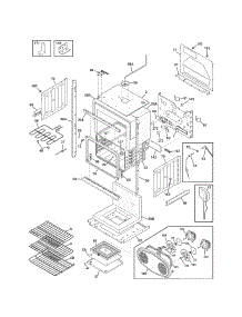 Lower Oven parts for Kenmore Wall Oven 790.48193002 (79048193002, 790 48193002) from AppliancePartsPros.com