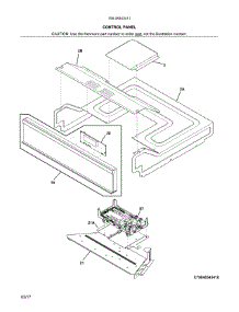Control Panel parts for Kenmore Wall Oven 790.48343411 (79048343411, 790 48343411) from AppliancePartsPros.com
