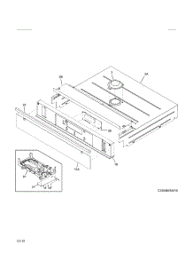 Control Panel parts for Kenmore Wall Oven 790.48352410 (79048352410, 790 48352410) from AppliancePartsPros.com