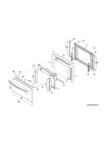 Door parts for Kenmore Wall Oven 790.48353410 (79048353410, 790 48353410) from AppliancePartsPros.com