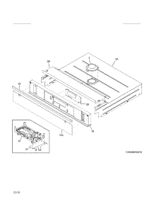 Control Panel parts for Kenmore Wall Oven 790.48363410 (79048363410, 790 48363410) from AppliancePartsPros.com