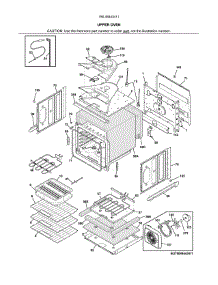 Upper Oven parts for Kenmore Wall Oven 790.48443411 (79048443411, 790 48443411) from AppliancePartsPros.com