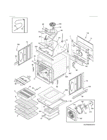 Upper Oven parts for Kenmore Wall Oven 790.48449410 (79048449410, 790 48449410) from AppliancePartsPros.com