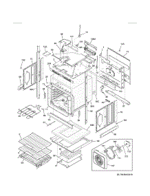 Lower Oven parts for Kenmore Wall Oven 790.48449410 (79048449410, 790 48449410) from AppliancePartsPros.com