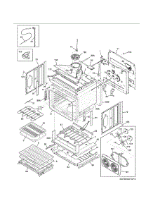 Upper Oven parts for Kenmore Wall Oven 790.48473410 (79048473410, 790 48473410) from AppliancePartsPros.com